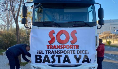 Se cumple una semana de huelga de transportistas - One week of truck drivers' strike completed